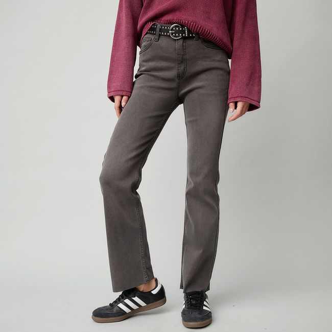 AMERICANINO - Jeans Crop Flare Tiro Alto Mujer Americanino