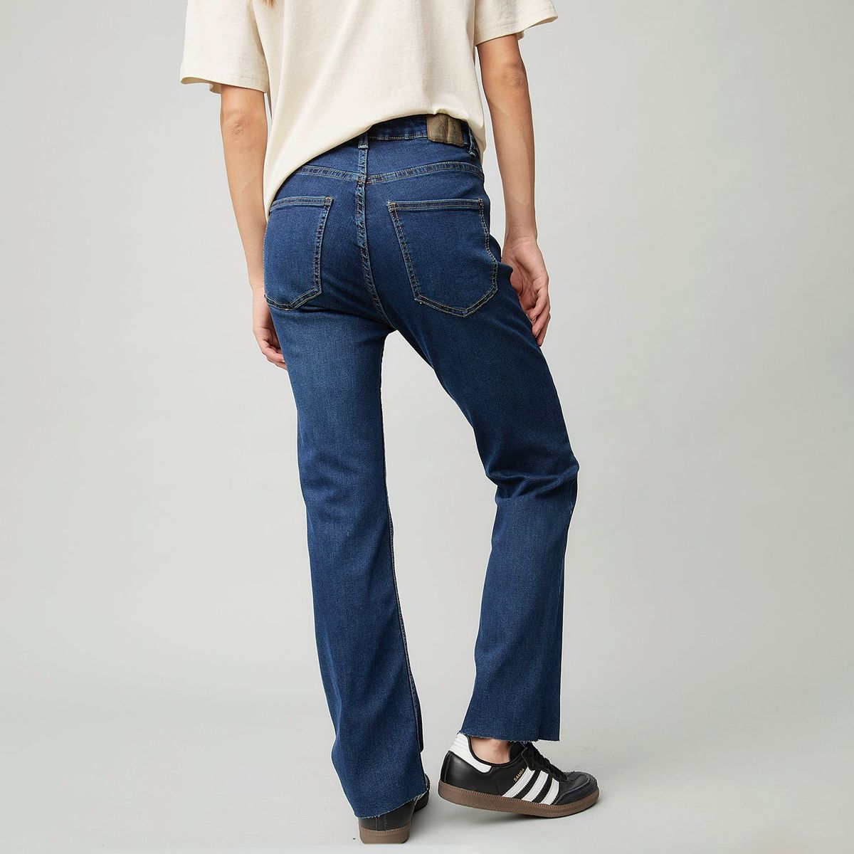 AMERICANINO - Jeans Flare Tiro Medio Mujer Americanino