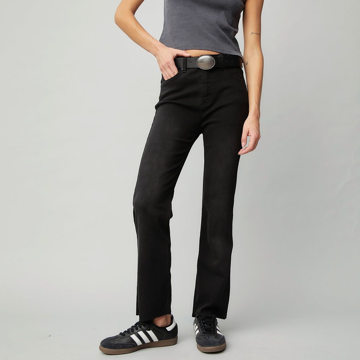 AMERICANINO - Jeans Flare Tiro Medio Mujer Americanino