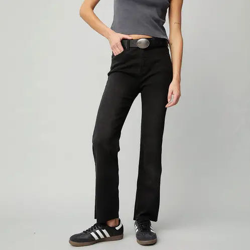 AMERICANINO - Jeans Crop Flare Tiro Alto Mujer