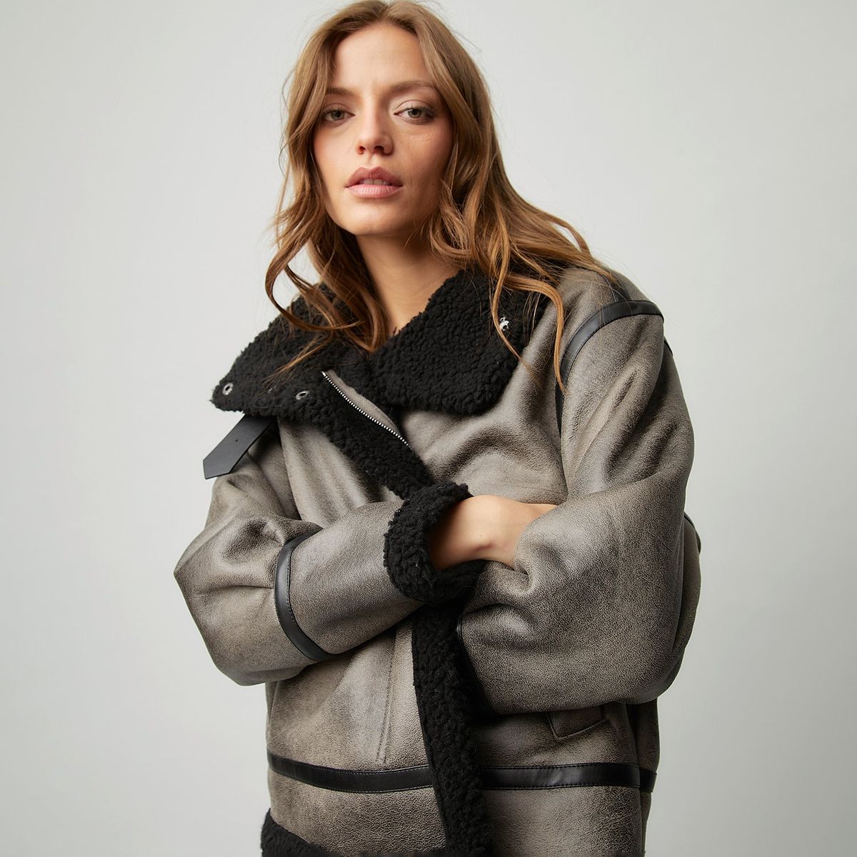 AMERICANINO - Chaqueta Aviadora Americanino Mujer Diseño Liso Manga Larga