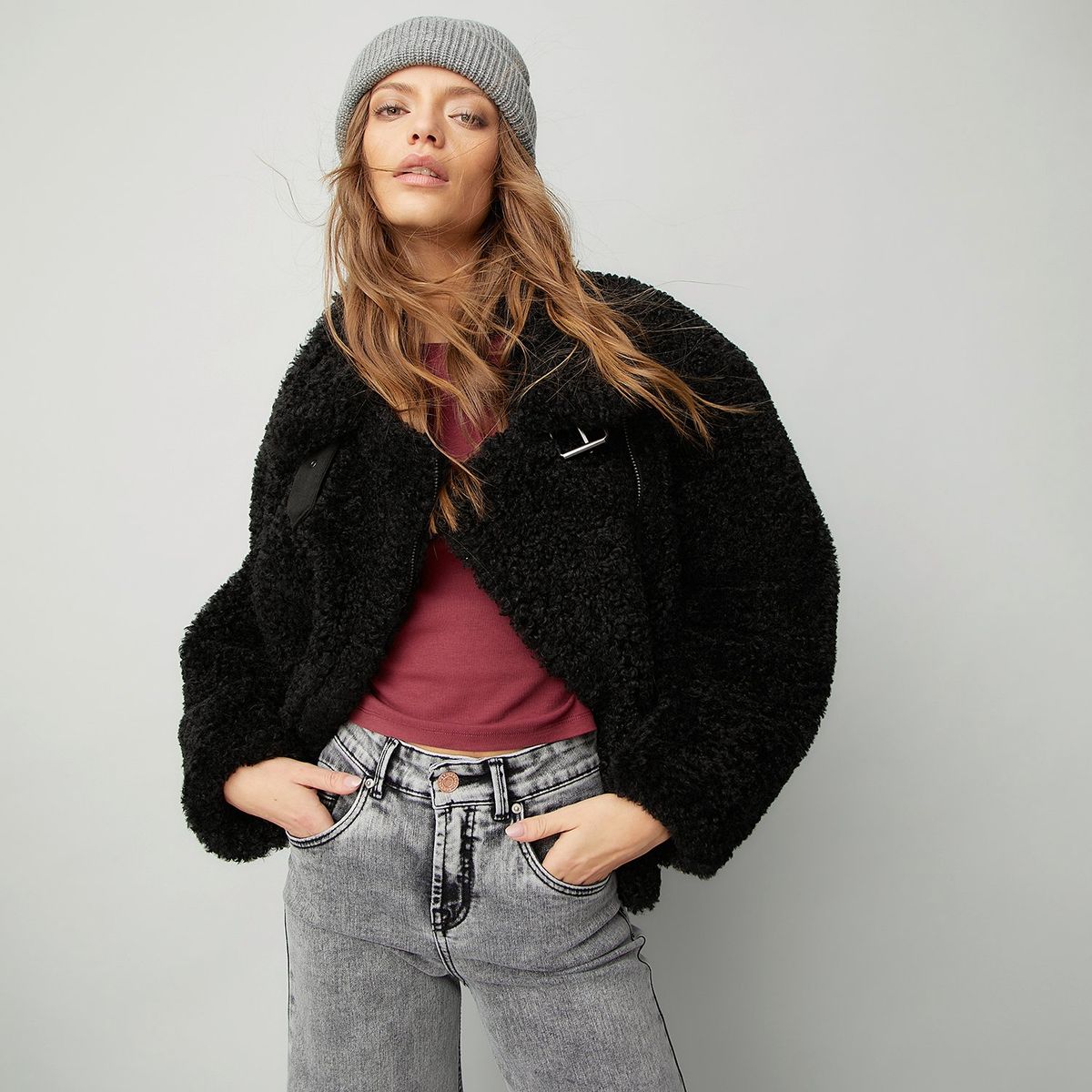 AMERICANINO - Chaqueta Aviadora Americanino Mujer Manga Larga Cierre Metalico