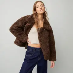 AMERICANINO - Chaquetón Mujer Manga Larga Cierre Metálico