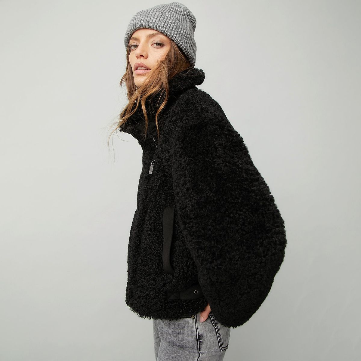 AMERICANINO - Chaqueta Aviadora Americanino Mujer Manga Larga Cierre Metalico