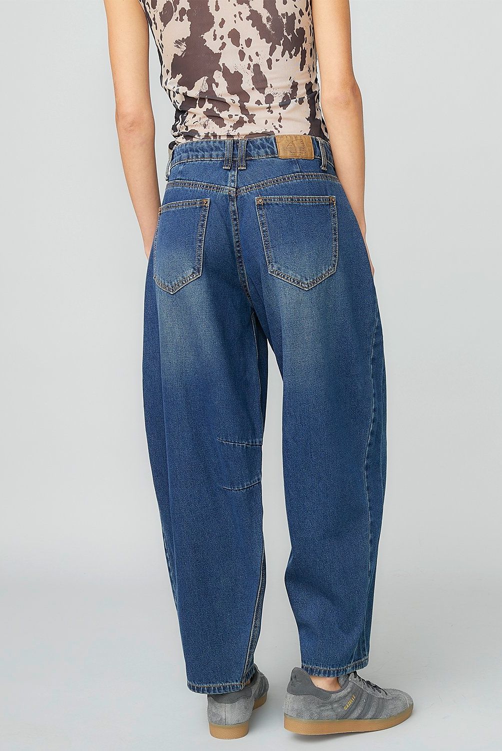 AMERICANINO - Jeans Baggy Tiro Alto Mujer Americanino