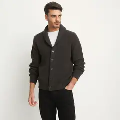 BASEMENT - Cardigan Manga Larga Hombre