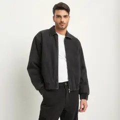 BASEMENT - Chaqueta Denim Algodón Hombre Manga Larga
