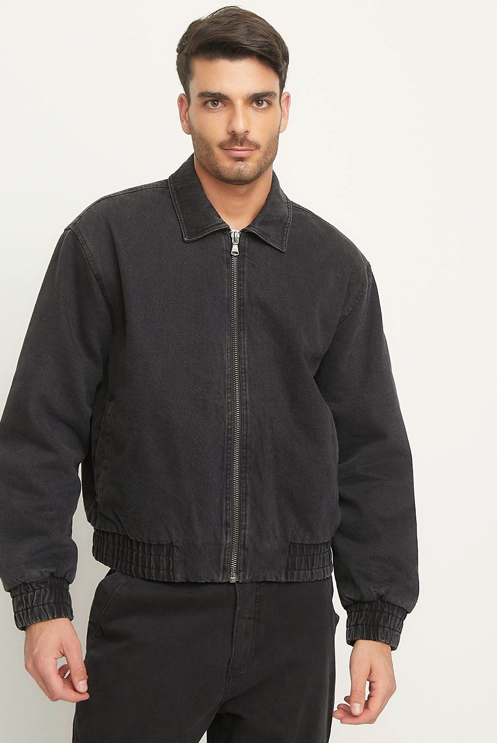 BASEMENT - Chaqueta Denim Basement Algodón Hombre Manga Larga