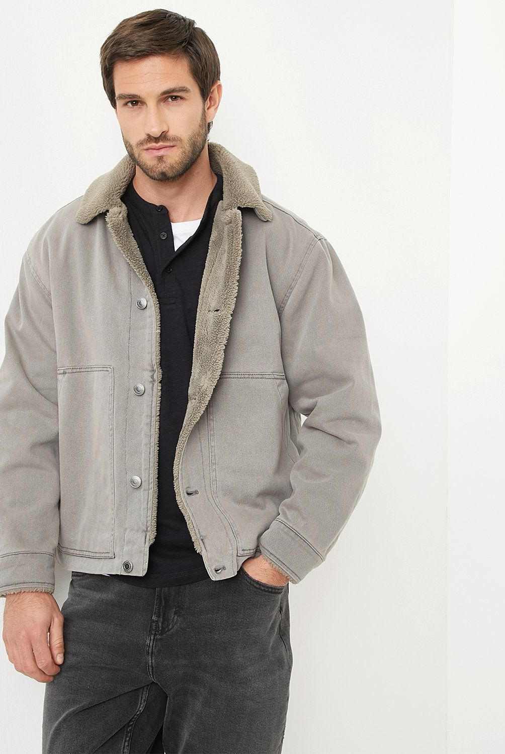 BASEMENT - Chaqueta Denim Hombre Basement