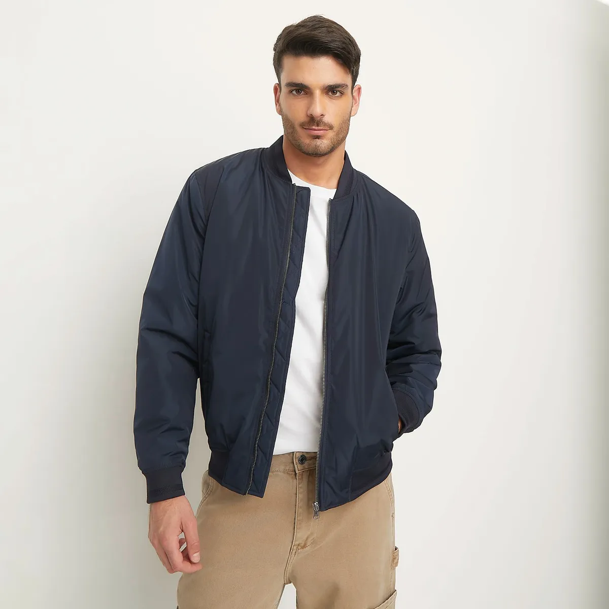 BASEMENT - Chaqueta Bomber Acolchada Basement Hombre