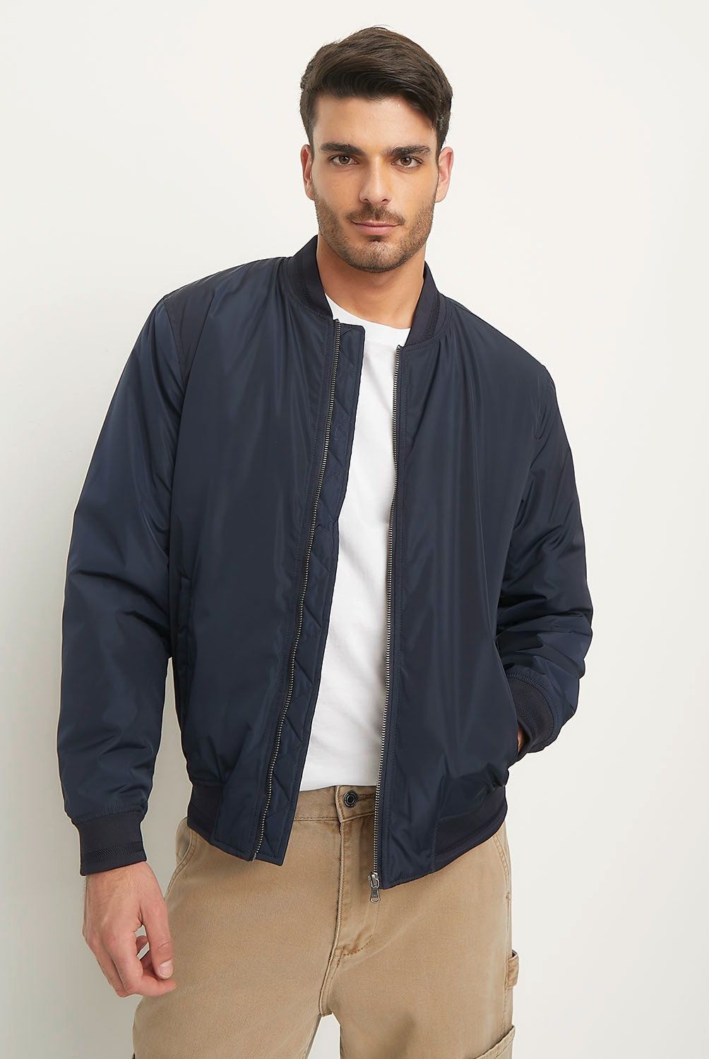 BASEMENT - Chaqueta Bomber Acolchada Basement Hombre