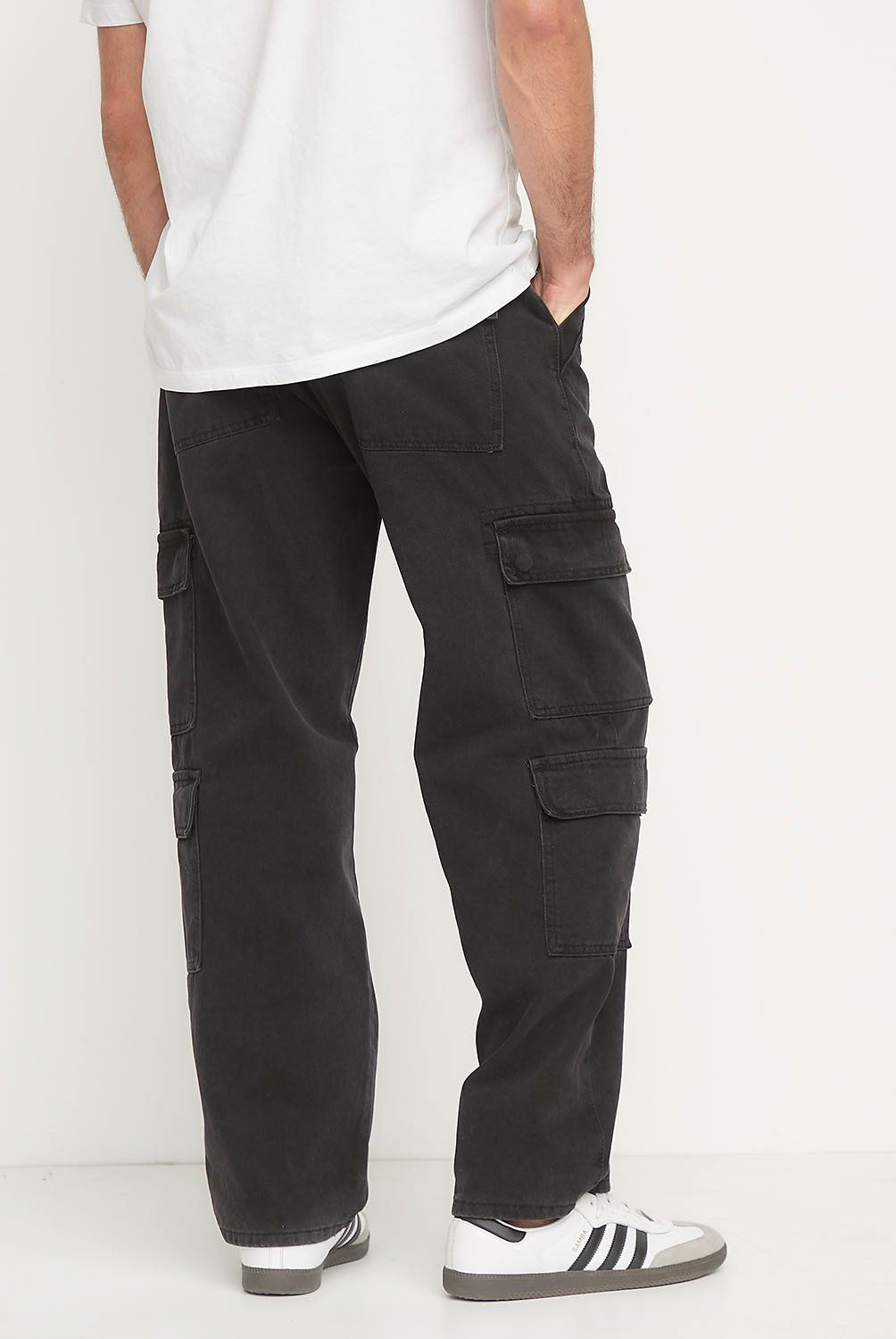 BASEMENT - Jeans Cargo 5 Bolsillos Algodón Hombre Basement