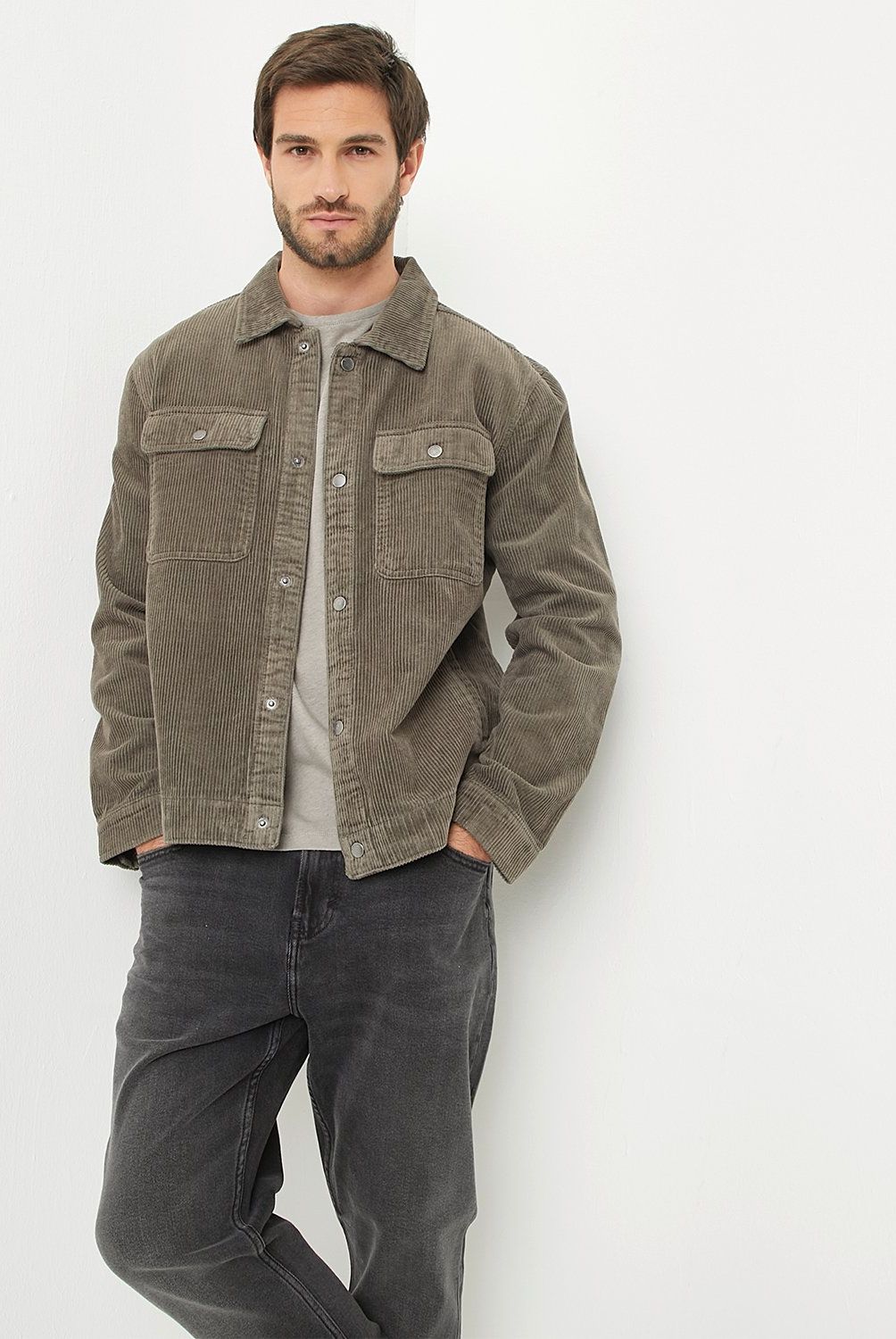 BASEMENT - Chaqueta Cotelé Hombre Basement