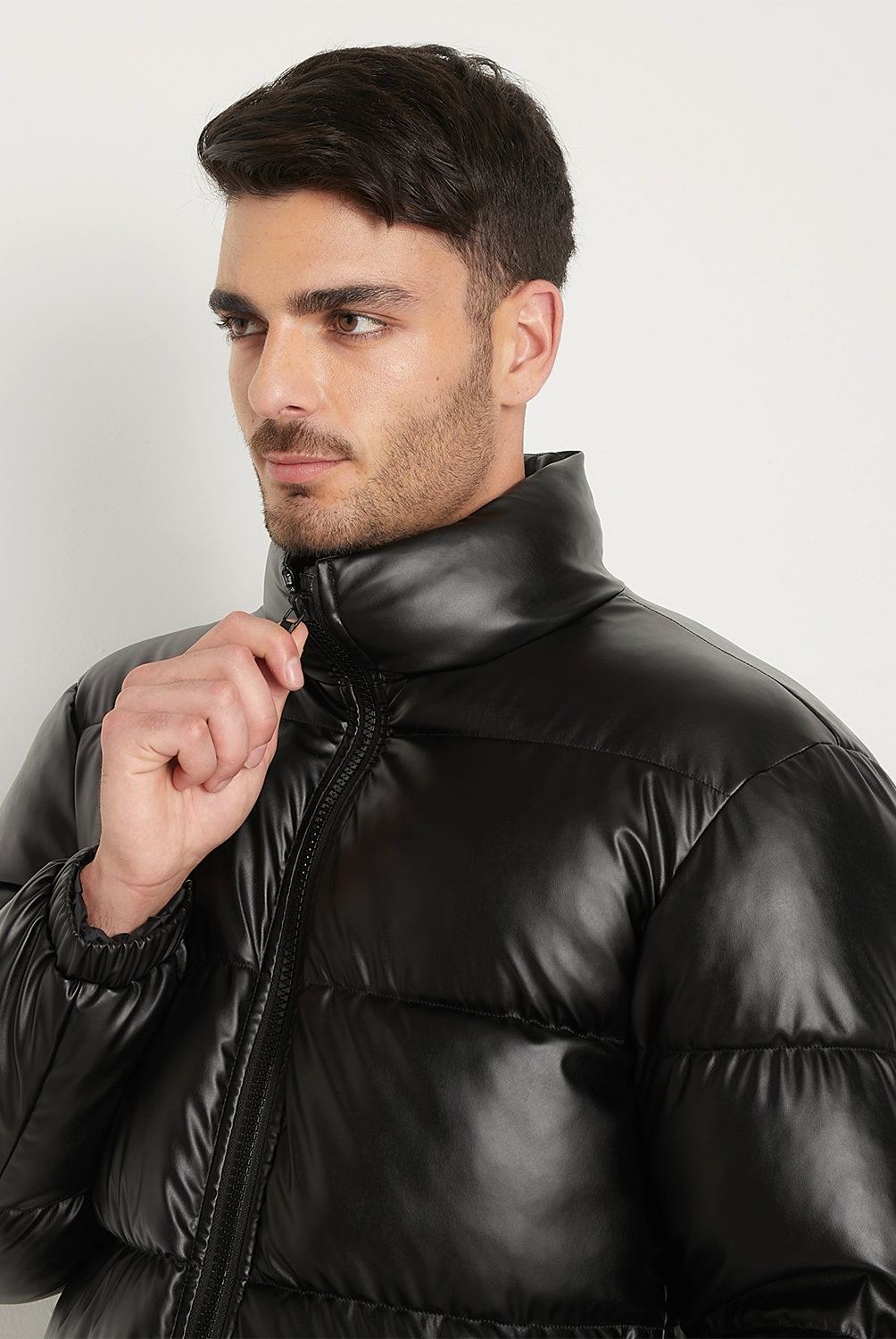 BASEMENT - Parka Puffa Pu Basement Hombre Manga Larga