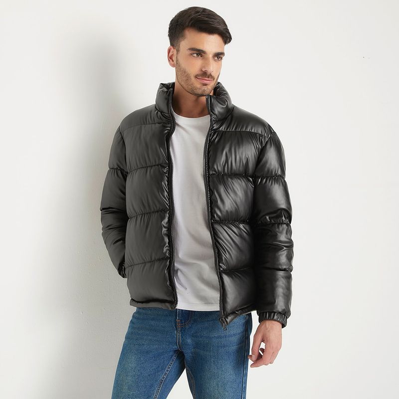 BASEMENT - Parka Puffa Pu Basement Hombre Manga Larga