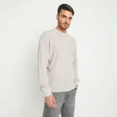 BASEMENT - Polera Manga Larga Waffle Algodón Hombre