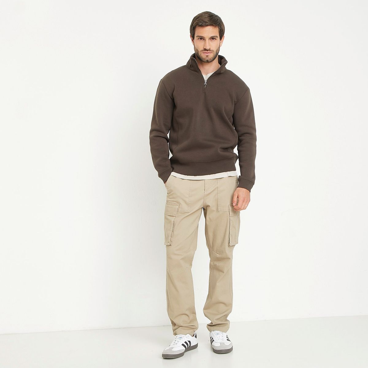 BASEMENT - Jeans Cargo Slim Hombre Basement