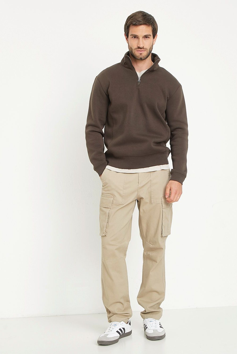 BASEMENT - Jeans Cargo Slim Hombre Basement