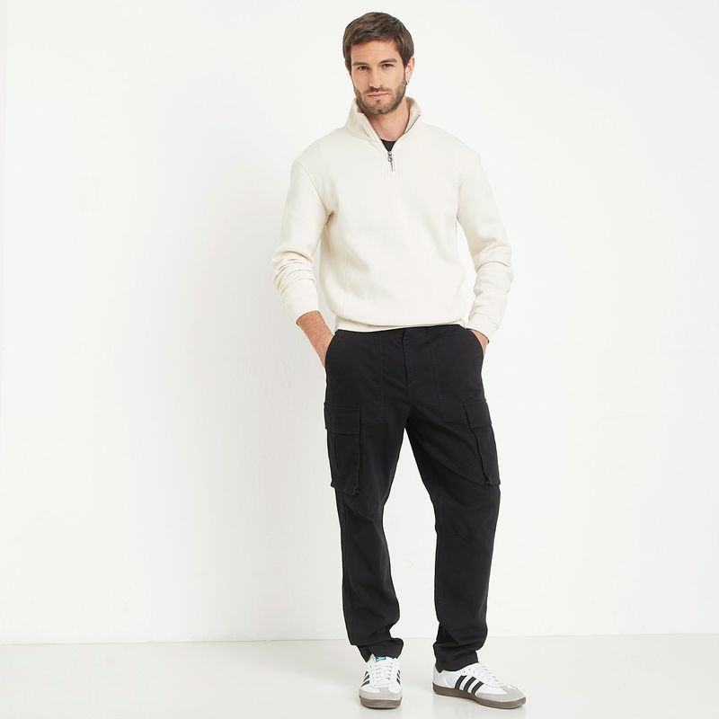 BASEMENT - Jeans Cargo Slim Hombre Basement