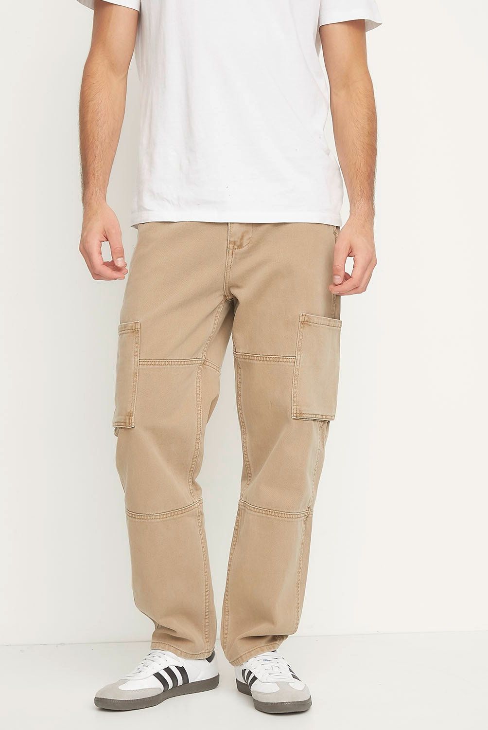 BASEMENT - Jeans Cargo Basement 5 Bolsillos Algodón Hombre