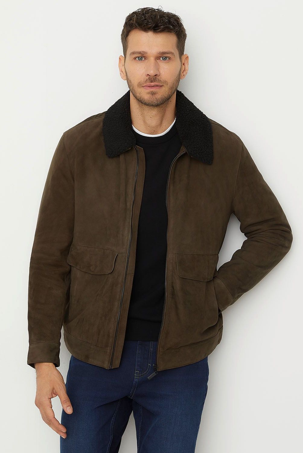 WOLF&HANK - Chaquetas Cuero Hombre Wolf&Hank