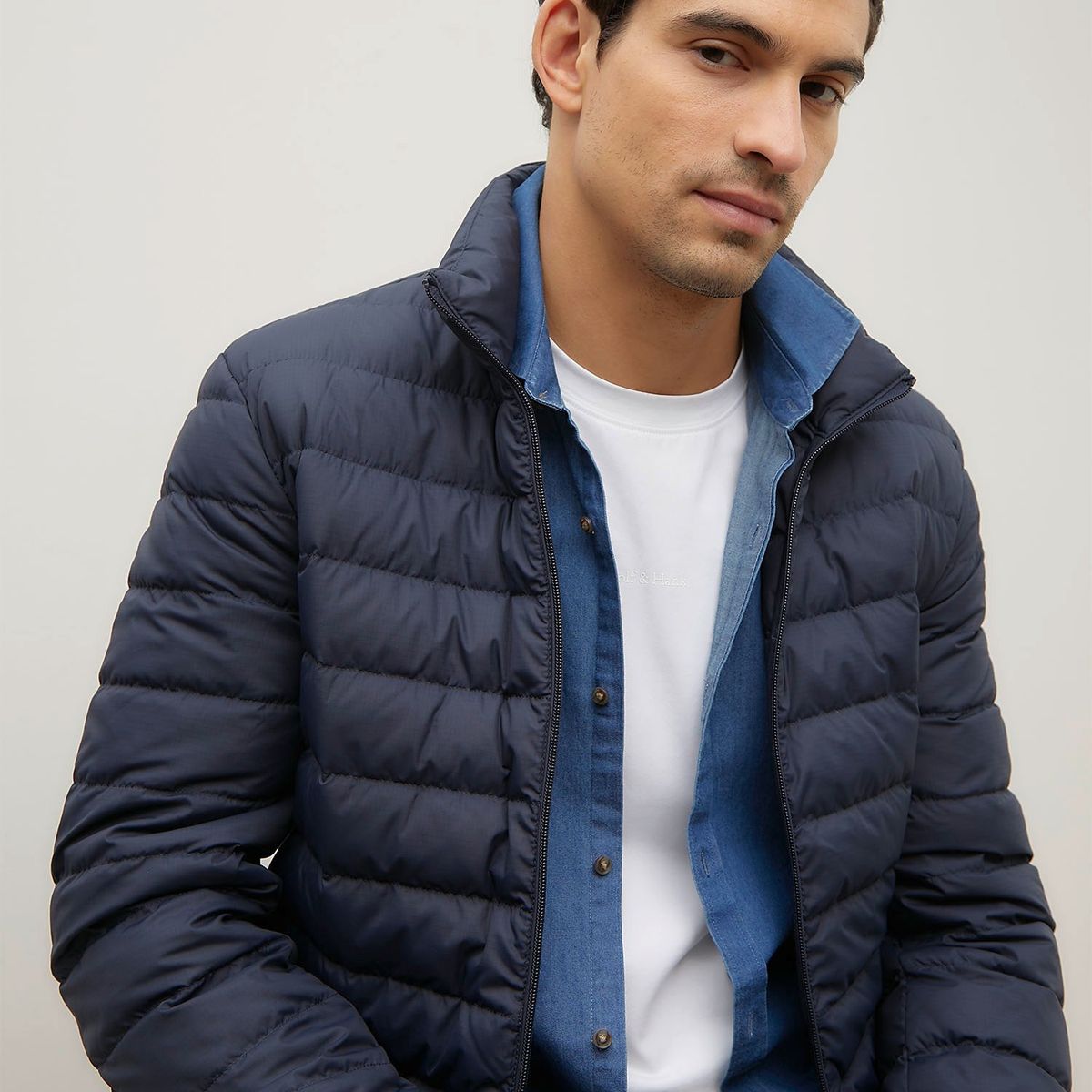 WOLF&HANK - Parka Pluma Impermeable Wolf&Hank Hombre