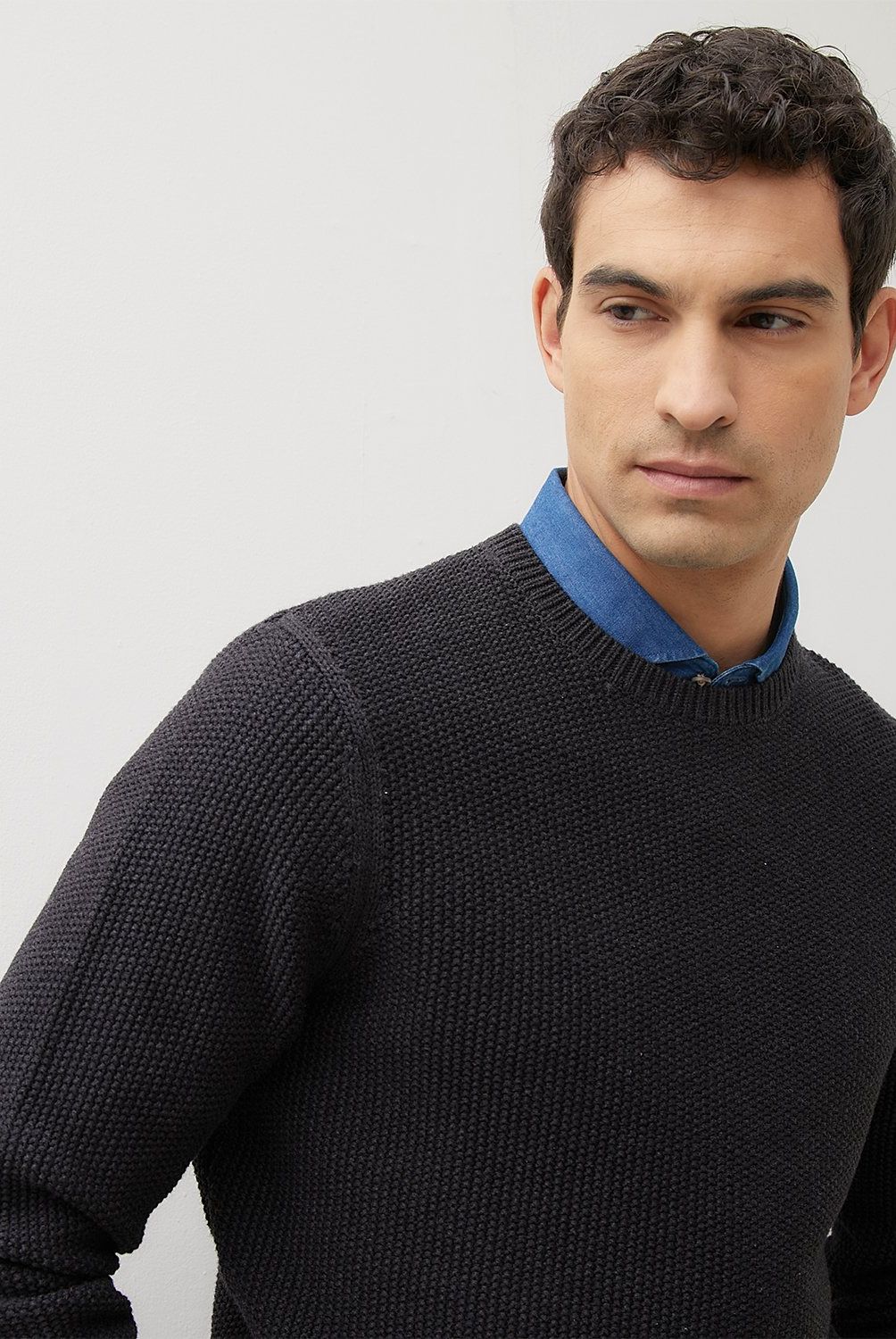 WOLF&HANK - Sweater Casual Algodón Cuello Redondo Wolf&Hank Hombre