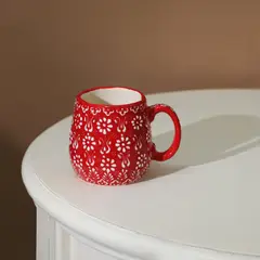 MYTH ARTS - Mug Text 9Cm Rojo