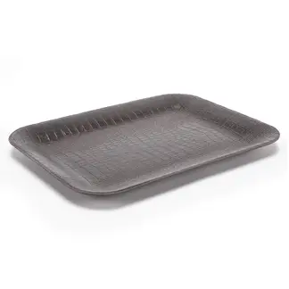ARTPELLE - Bandeja Negra Cuero Texturizado