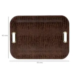 ARTPELLE - Bandeja C/Asas Crocodile