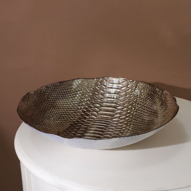 DEKOR CAM - Bowl 40X9 Cm Chocolate Dekor Cam