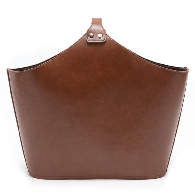 DERIA - Revistero Cuero Caramelo 40x25 Cm Deria