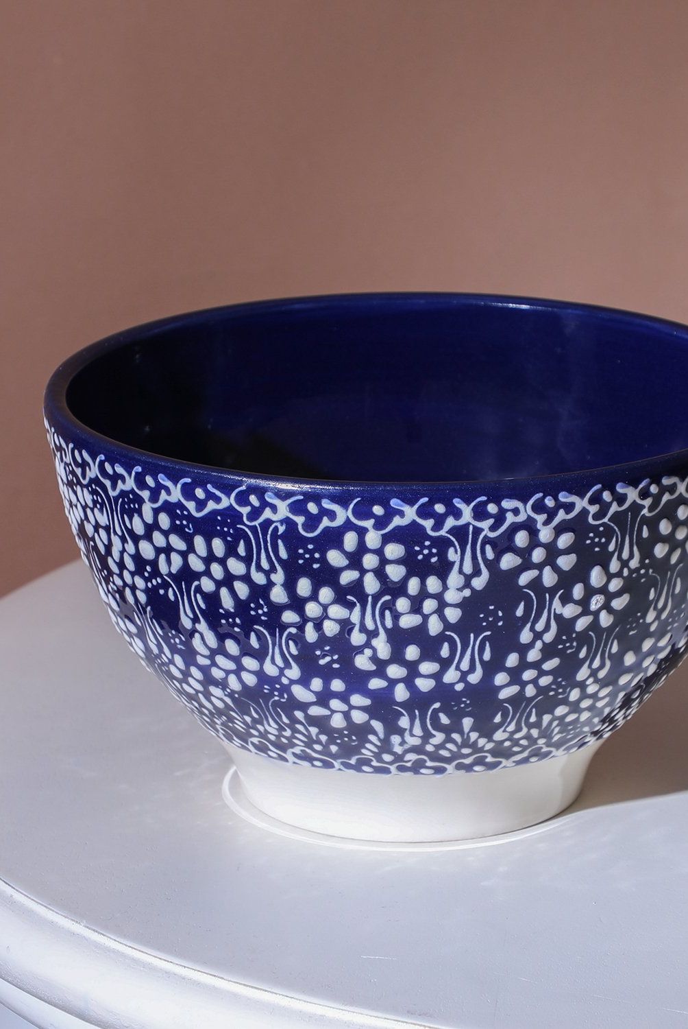 MYTH ARTS - Bowl Grande 20 Cm Cerámica Azul Texturizado Myth Arts