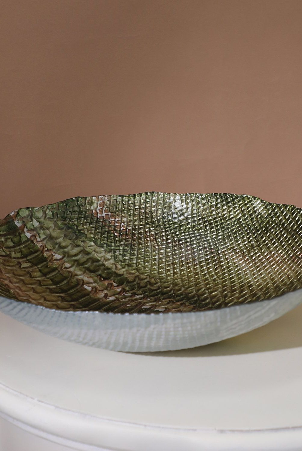 DEKOR CAM - Bowl 40X9 Cm Green Dekor Cam