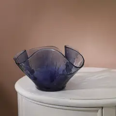 DEKOR CAM - Fuente Waves 35 Cm Azul