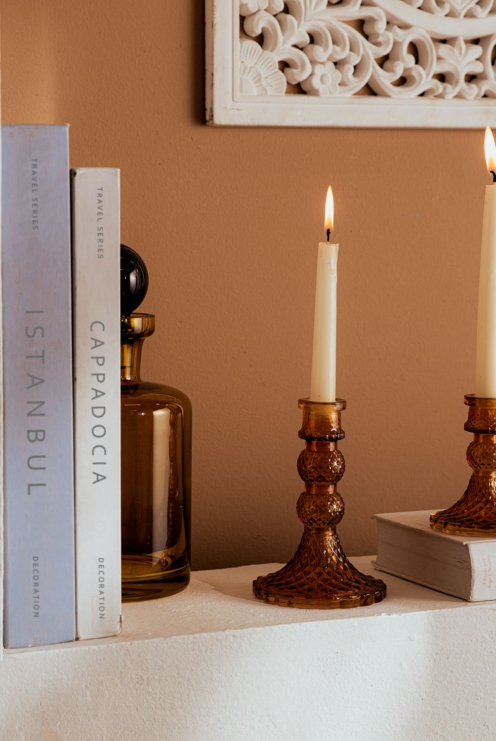 SENCAM - Candelabro 20 Cm Ambar Sencam
