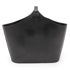 DERIA - Revistero Cuero Negro 40x25 Cm