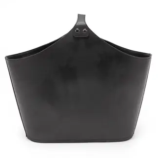 DERIA - Revistero Cuero Negro 40x25 Cm
