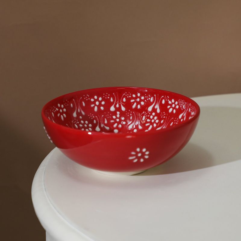 MYTH ARTS - Bowl 16 Cm Cerámica Rojo Texturizado Myth Arts