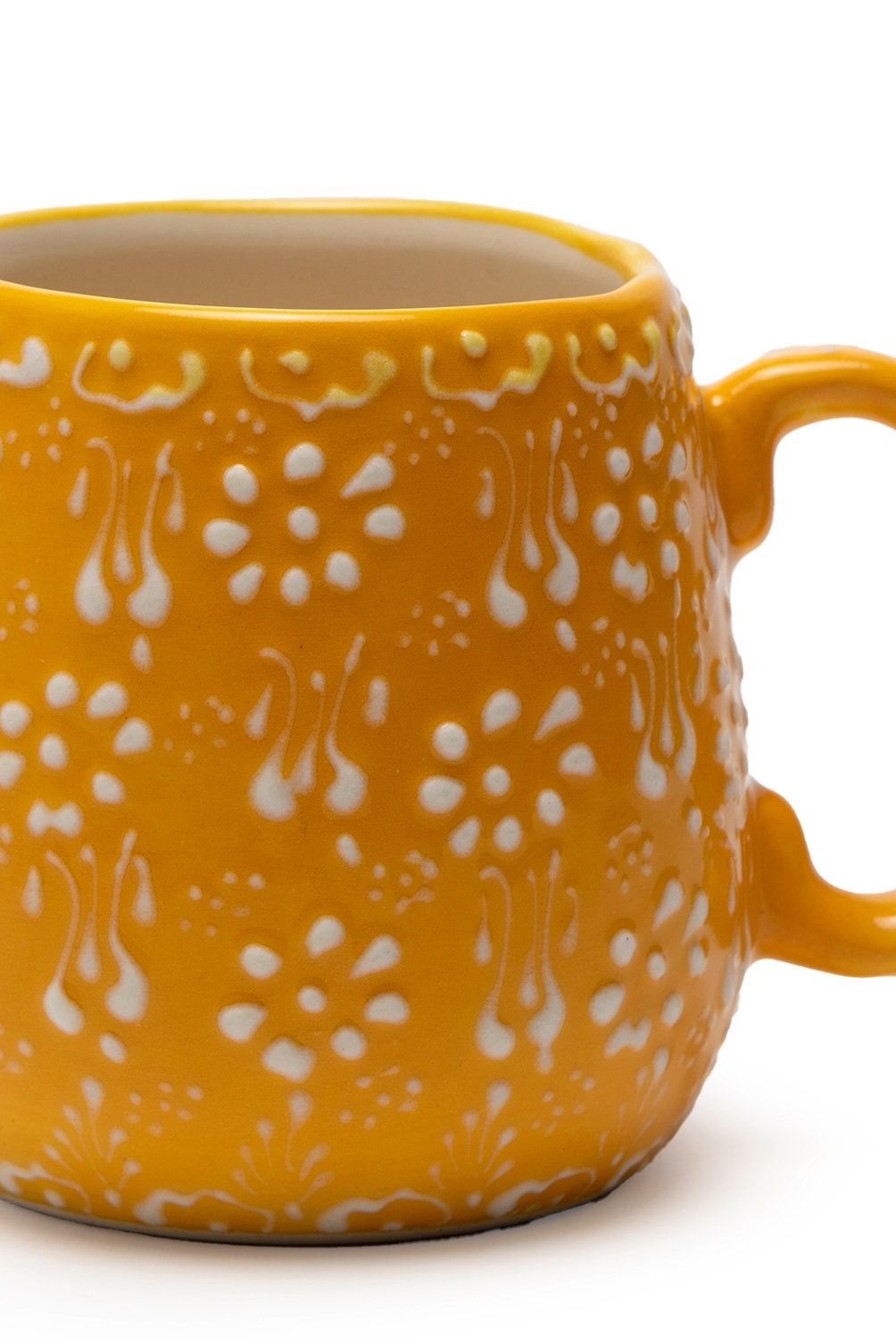 MYTH ARTS - Mug Cerámica Texturizada Amarillo Myth Arts