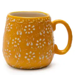 MYTH ARTS - Mug Cerámica Texturizada Amarillo