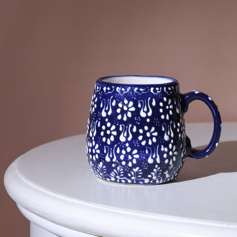 MYTH ARTS - Mug Cerámica Texturizada Azul Myth Arts