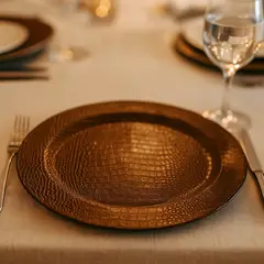 ARTPELLE - Plato Sitio 33Cm Marron