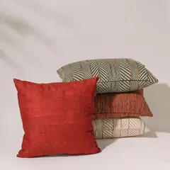 MAXXDECO - Cojin Bordeaux 50X50 Cm Maxdeco