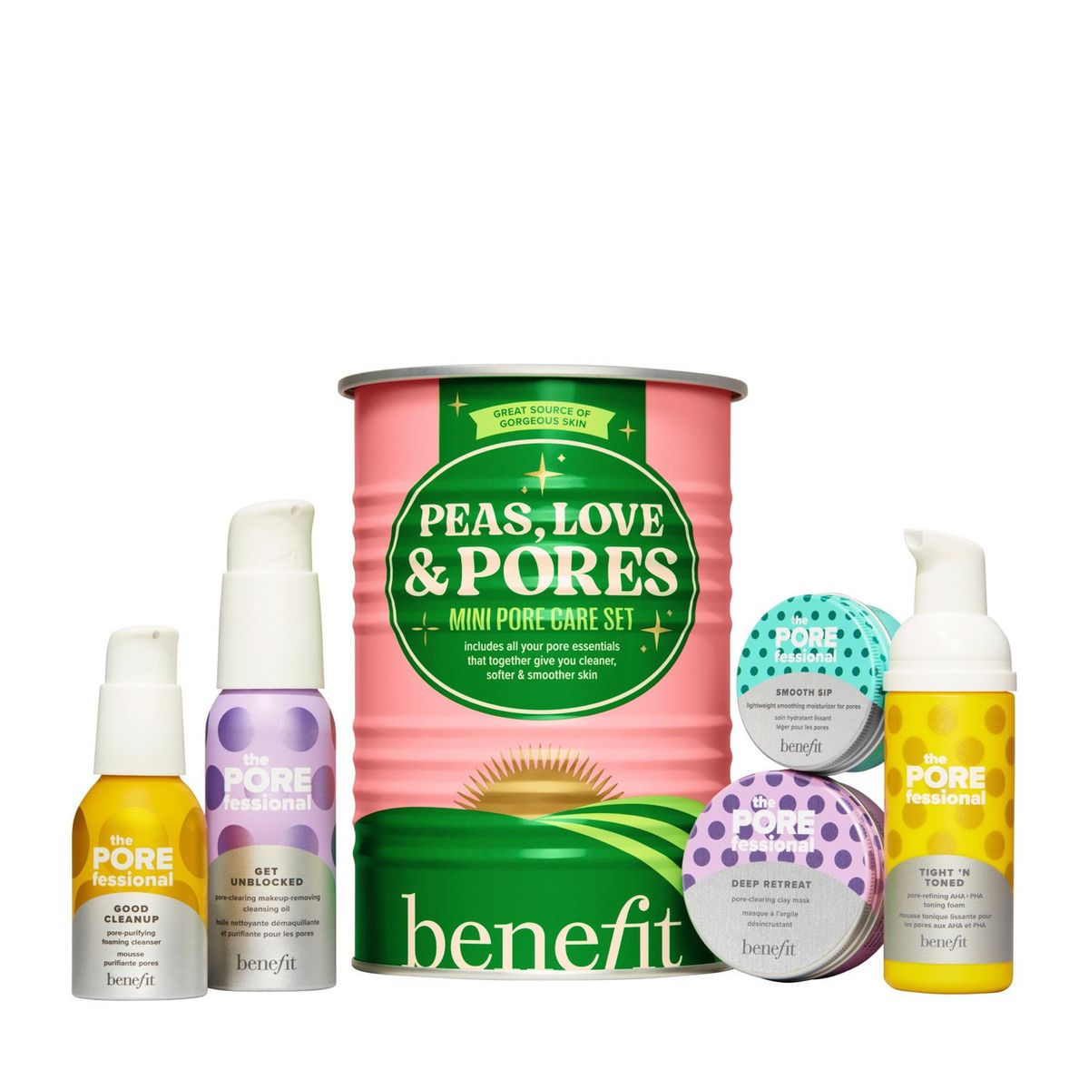 BENEFIT - Kit Peas, Love, & Pores Benefit