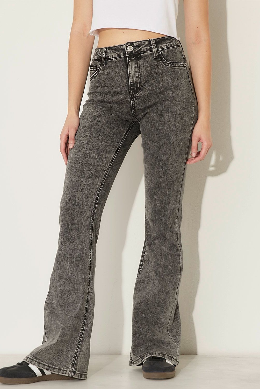 SYBILLA - Jeans Sybilla Grace Flare Tiro Alto Mujer