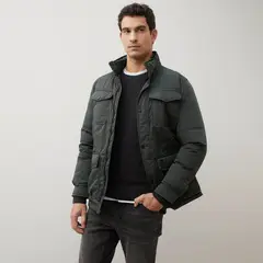 WOLF&HANK - Chaqueta Acolchada Casual Cuello Alto Hombre