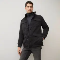 WOLF&HANK - Chaqueta Acolchada Casual Cuello Alto Hombre