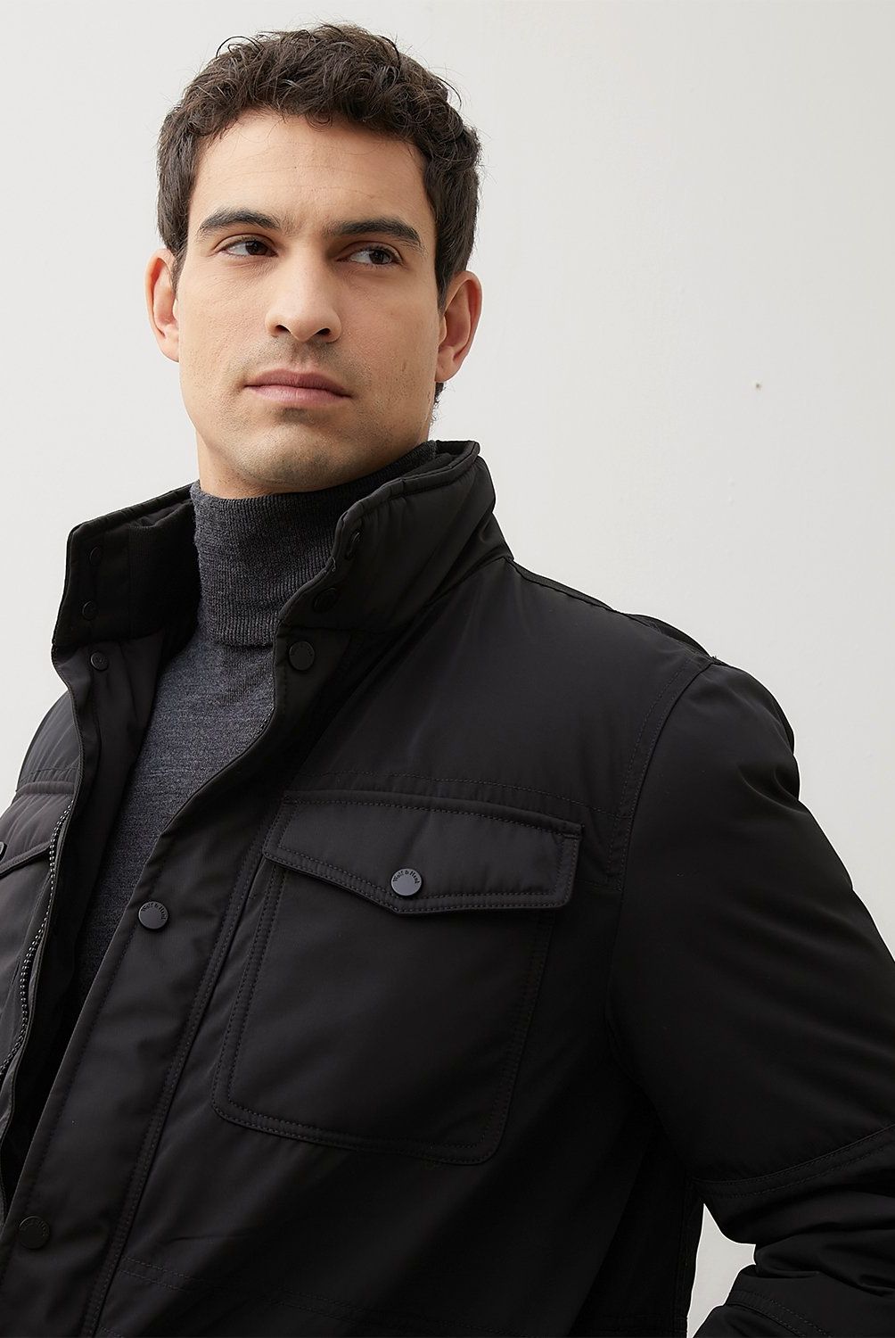 WOLF&HANK - Chaqueta Acolchada Wolf&Hank Casual Cuello Alto Hombre