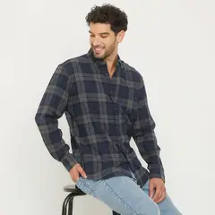 NEWPORT - Camisa Manga Larga Casual Algodón Hombre